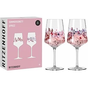 Ritzenhoff - Summer Sonett - Set van 2 Aperitiefglazen - Meerkleurig - 500 ml