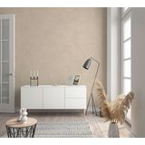 Vliesbehang beige Uni Modern Woonkamer Slaapkamer Keuken Lounge Kinderkamer Premium kwaliteit Gemaakt in Duitsland 10,05 x 0,53m 32428 marburg nieuw