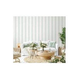 Behang met brede streep - Behang - Wandbekleding - Wallpaper - Vliesbehang - Flora Marburg - 0,53 x 10,05 M.