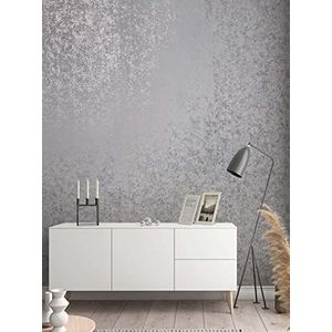 Behang Zilvergrijs metallic modern geschikt Woonkamer Slaapkamer Keuken Lounge Premium kwaliteit Gemaakt in Duitsland 10,05 x 0,53m marburg nieuw