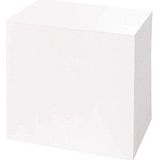 folia Zettelbox mit Stiftehalter transparent inkl. 700 Notizzettel weiß