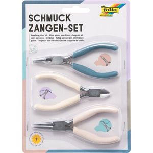 Sierraden tangen folia set a 3st | Blister a 3 stuk