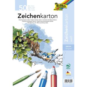 folia Zeichenkarton DIN A4 50 Blatt