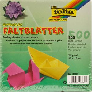 Folia Vouwblaadjes Ft 15 X 15 C - Pak van 500 Blaadjes