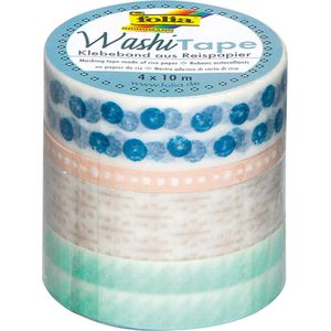 Folia - Washi Tape Hygge - 4 Stuks - Diverse Patronen