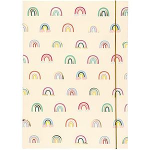 folia 69012 - Map A3 Hot Foil Regenbogen, van stevig karton met elastiek