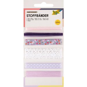 folia Geschenkbänder Sweet Bouquet blau/weiß