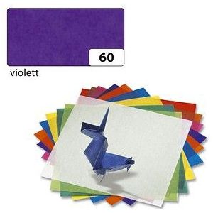 Vliegerpapier Folia Transparant PAARS 70x100 cm 25 vel in een pak