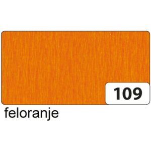 Folia - Crêpepapier - Fel Oranje - 250x50cm