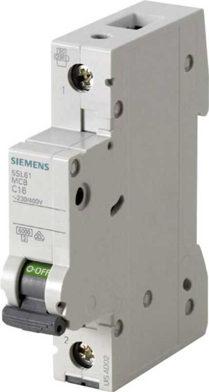 Siemens - 5SL61257 - Zekeringautomaat - 1-polig - 25 A - 230 V, 400 V
