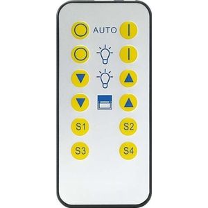 Siemens Afstandsbediening 4f IR ws preprogr 5WG1255-7AB11 (Apparaat-specifieke afstandsbediening, Infrarood), Afstandsbediening, Zwart