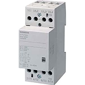 Siemens Stroomschakelaar 5tt5 3 nee + 1 nc 230 V AC 2 modules