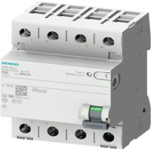 Siemens Industry RNV_NA - RCCB TYPE B 63/4 300MA 4MW / RCCB