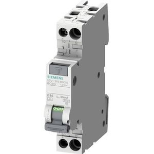 Siemens 5SV13167KK02 FI-stroomonderbreker/stroomonderbreker 2-polig 2A 0,03A 230V