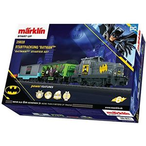 Märklin Start up Starter Kit ""Batman"", 29828, spoorwegmodel, H0-baan, locomotief starterset, trolley, rails en besturingseenheid