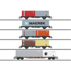 Märklin 47680 H0 containerwagen-set van de DB, MHI