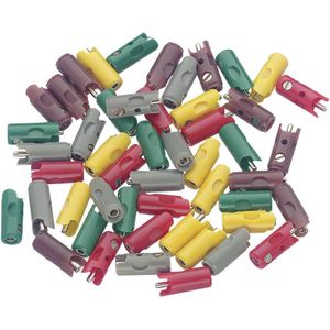 Märklin 71400 Modelspoor stekkers en moffen 100 stuk(s) Veelkleurig gesorteerd