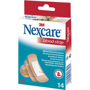 Nexcare Bloed Stop Assorti, 14 Stuk