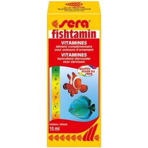sera Fishtamin, Aquarienfische, Tiefkühlfischfutter, Crisp, Vitamin A, Vitamin B, Vitamin B12, Vitamin B2, Vitamin B6, Vitamin C, Vitamin D3, Vitamin E,..., 0,1 L