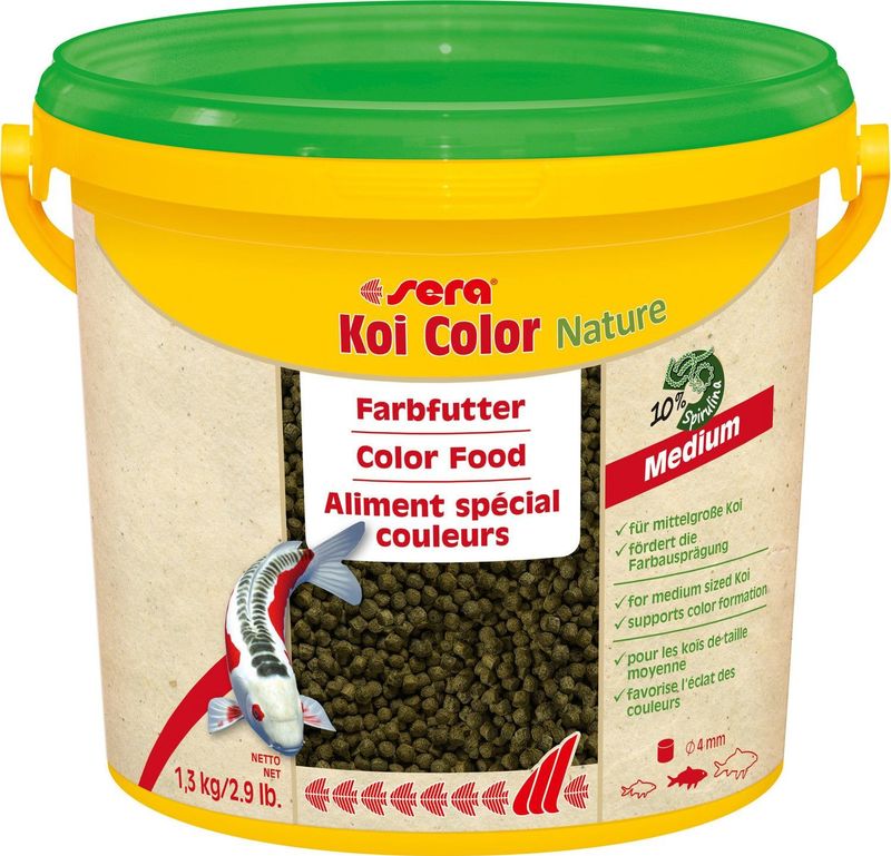 3800ml Sera Koi Color Nature Medium Visvoer