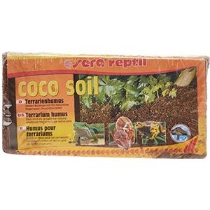 Sera Reptil Coco Soil - Terrariumhumus van kokosvezels - 1 blok voor 8 liter