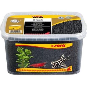 Sera Gravel Black - Inhoud: 6 liter - Aquarium grind bodem