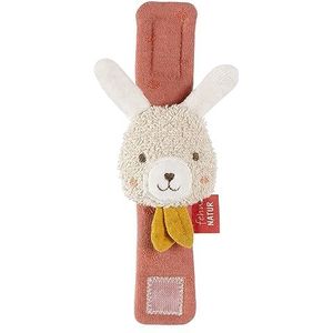 BABY FEHN fehnNATUR wrist Rattle Rabbit rammelaar voor op hand 1 st