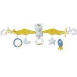 Fehn 065114 Vleermuisketting - Beweegbare ketting met schattige figuren voor baby's en peuters vanaf 0 maanden - lengte 48 cm