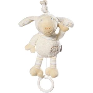 Fehn - Muziekdoos - Schapen - Knuffel met Bevestiging - Slaaphulp Melodie