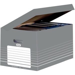 Systemcontainer Tric 345x450x280mm mit Klappdeckel grau
