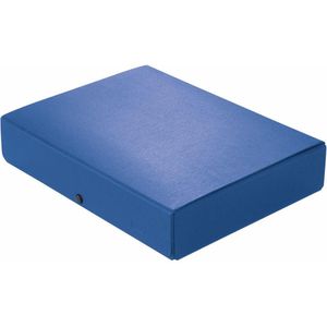 Elba Dokumentenmappe Hartpappe (RC) 350 g/qm A4 60mm blau Strukturdesi