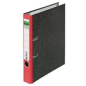 Elba Ordner rado A4 Wolkenmarmor 50mm schmal rot