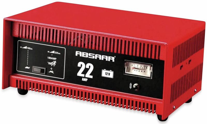 Absaar - AccuLader + Jumpstarter - 12V - 22A - Geschikt Voor 30-225 Ah