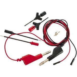 Hirschmann - sks pms 0,64 Messleitungs-Set Lamellenstecker 4 mm Buchse 0.64 mm 1.00 m Schwarz, Rot 1 s