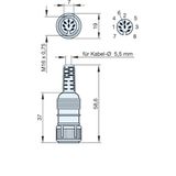Hirschmann - MAK 8100S - DIN-contactdoos - Grijs - 8 Polen - 1 Pc