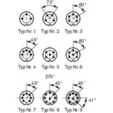 Hirschmann - MAK 8100S - DIN-contactdoos - Grijs - 8 Polen - 1 Pc