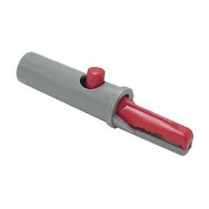 GEISOLEERDE KROKODILLENKLEM 4mm 6A / ROOD (AK 10) (HM34116A)
