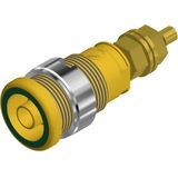 SKS Hirschmann - SEB 2600 G M4 - Veiligheidslabconnector - Groen, Geel - Inbouw Verticaal