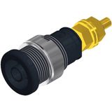SKS - SEB 2600 G - Veiligheids-labconnector - Zwart - Stift-Ø: 4 mm - 1 stuk