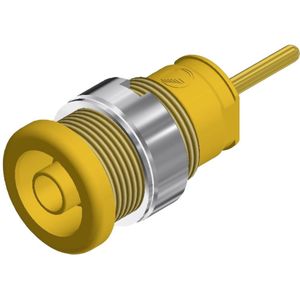 SKS Hirschmann - SEB 2630 S1,9 Veiligheids-labconnector - Geel - Stift-Ø: 4 mm - 1 stuk