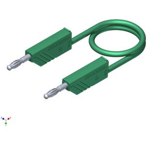 Co mln sil 150/1 Messleitung Lamellenstecker 4 mm Lamellenstecker 4 mm 1.50 m Grün 1 - Sks Hirschmann