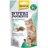 12x GimCat Nutri Pockets Multi-Vitamin & Kattenkruid 60 gr