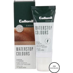 Collonil Waterstop Colors, schoencrème voor gladde leersoorten, 75ml, Kleurloos