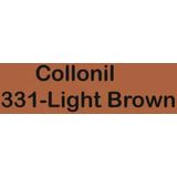 Collonil Shoe Cream leer vet kleur verzorging voor glad leer glazen potje kleur Brique licht bruin 331