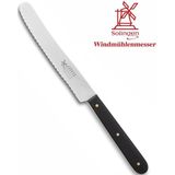 Robert Herder POM Tafelmes met kartel - RVS - 12 cm - Zwart