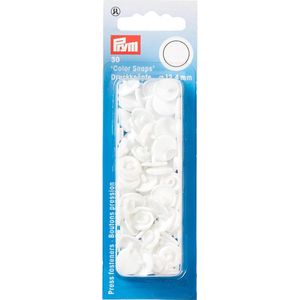 Prym colour snap wit, navulling 30 stuks