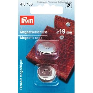 Prym Magneetsluiting 19 mm Zilver 2 stuks