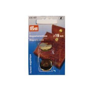 Magneetsluiting 19 mm goudkleurig