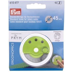 Prym - Prym Standaard Roestvrij Staal Zilver/Groen (45mm) Reserve Mes Voor Roterende Snijder - 1 Stuk