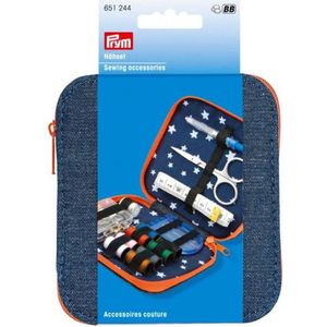 Prym - Prym naaimit in denim case met oranje zip - 1 Stuk